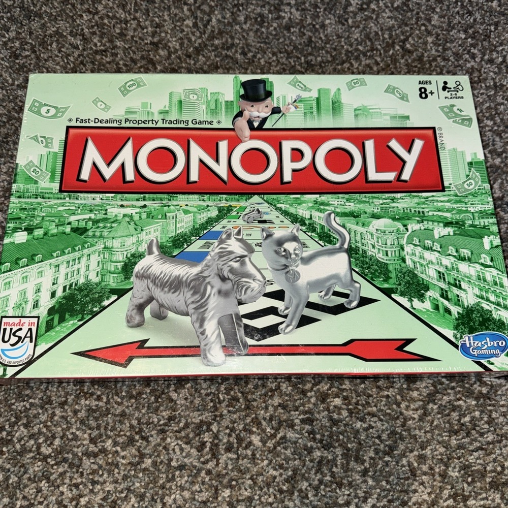 MONOPOLY Board Game Classic Cat Token 2014 Special Edition by Hasbro Sealed